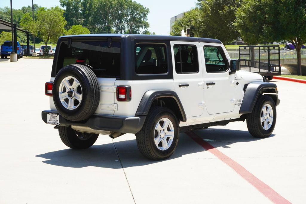 Used Car 2021 Jeep Wrangler  Unlimited Sport S For Sale Under $25,000 In Weatherford, Texas