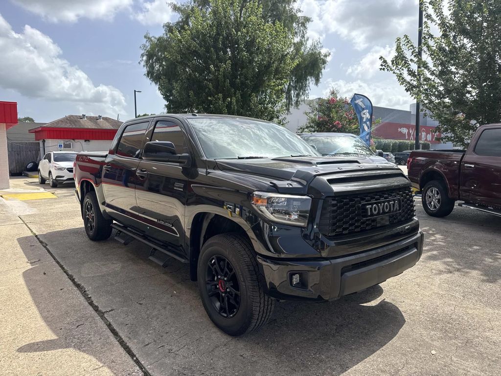 Midnight Black Metallic 2019 Toyota Tundra Pickup Truck Four-Wheel Drive 6-Speed Automatic