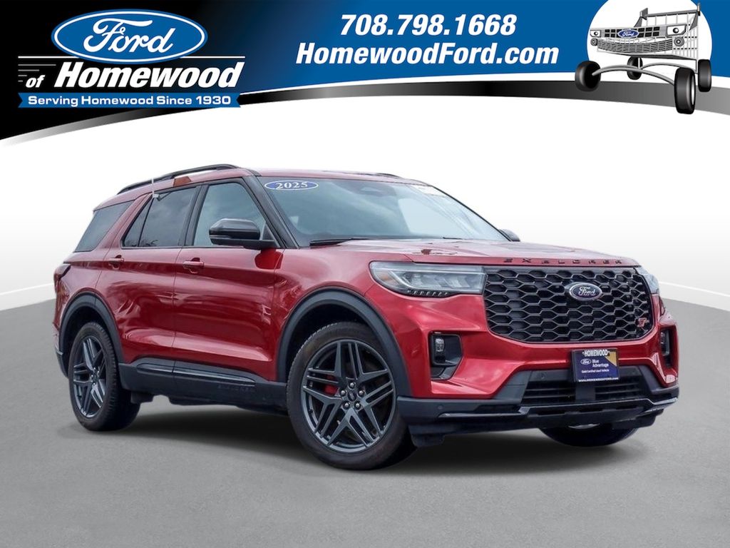 Red 2025 Ford Explorer ST AWD SUV / Crossover All-Wheel Drive Automatic