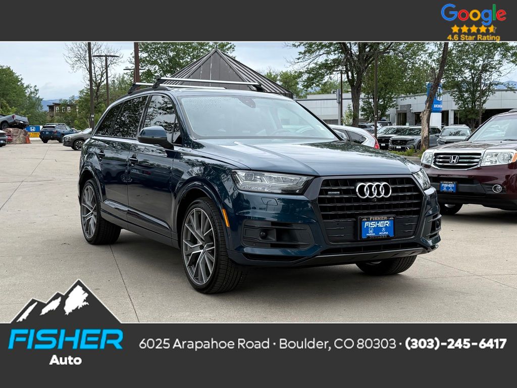 Galaxy Blue Metallic 2019 Audi Q7 SUV / Crossover All-Wheel Drive 8-Speed Automatic