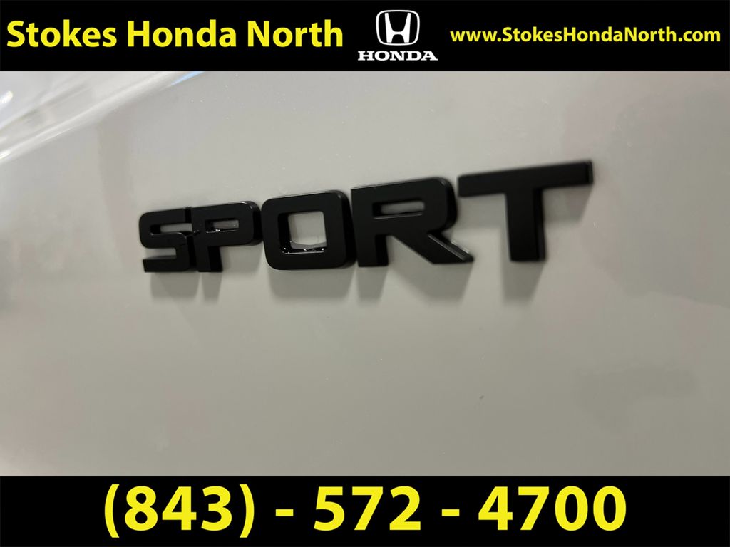 2025 Honda CR-V Hybrid Sport White at Stokes Honda North