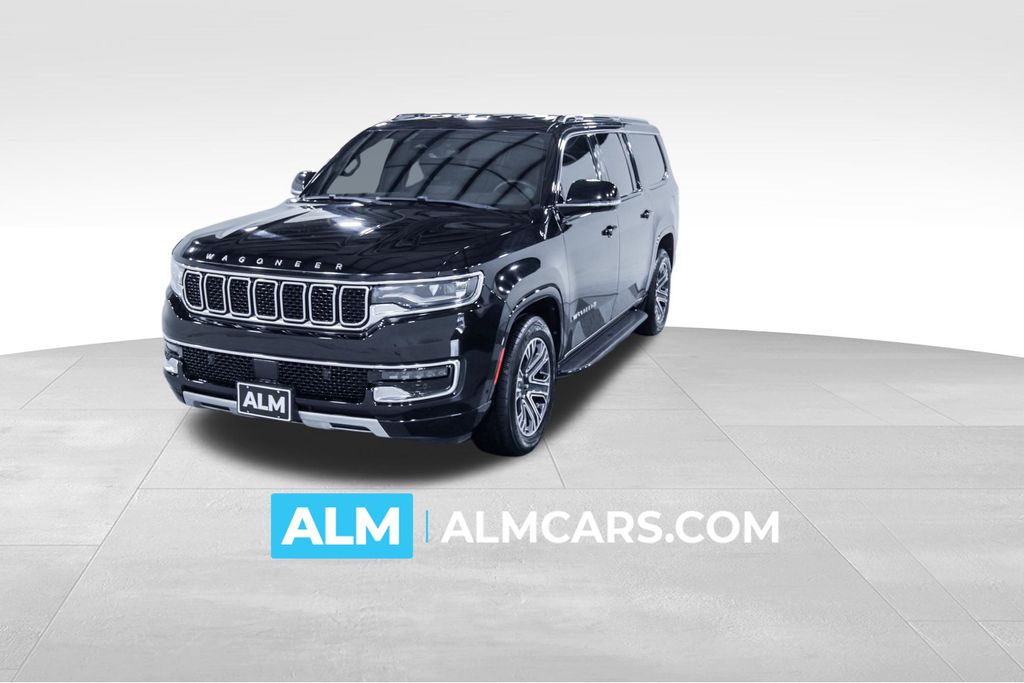 Diamond Black Crystal Pearlcoat 2024 Jeep Wagoneer L SUV / Crossover 4X2 8-Speed Automatic