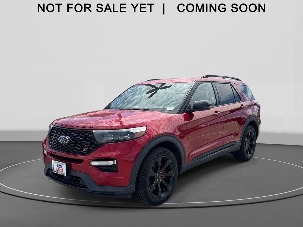 Red Metallic 2022 Ford Explorer ST AWD SUV / Crossover All-Wheel Drive Automatic