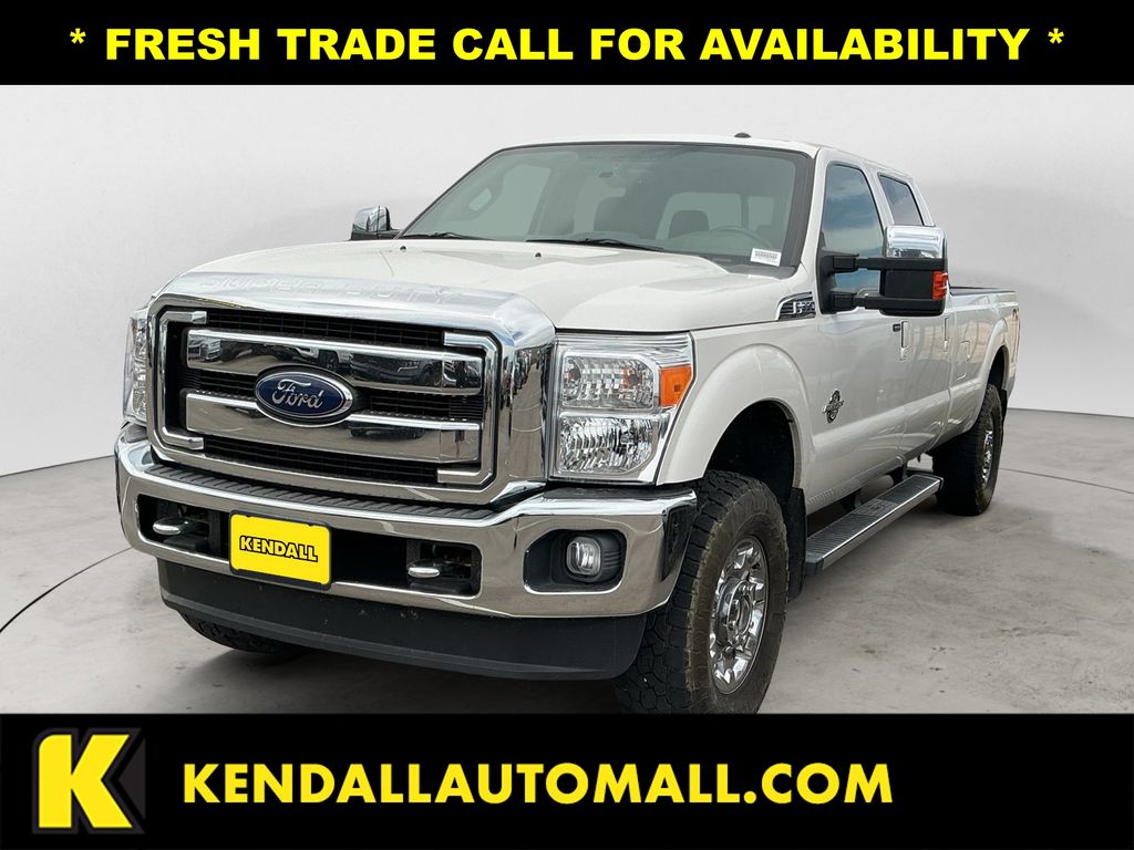 White Platinum Clearcoat Metallic 2016 Ford F-350 Super Duty Pickup Truck Four-Wheel Drive 6-Speed Automatic