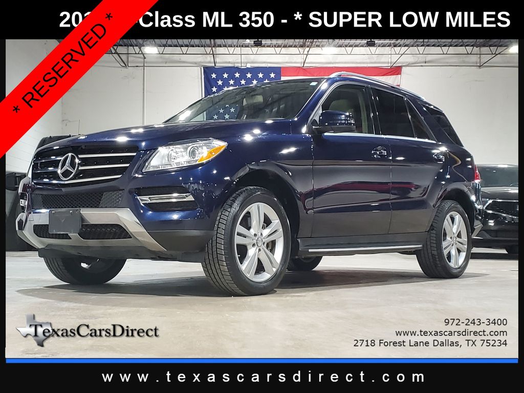 Lunar Blue Metallic 2015 Mercedes-Benz M-Class SUV / Crossover All-Wheel Drive 7-Speed Automatic