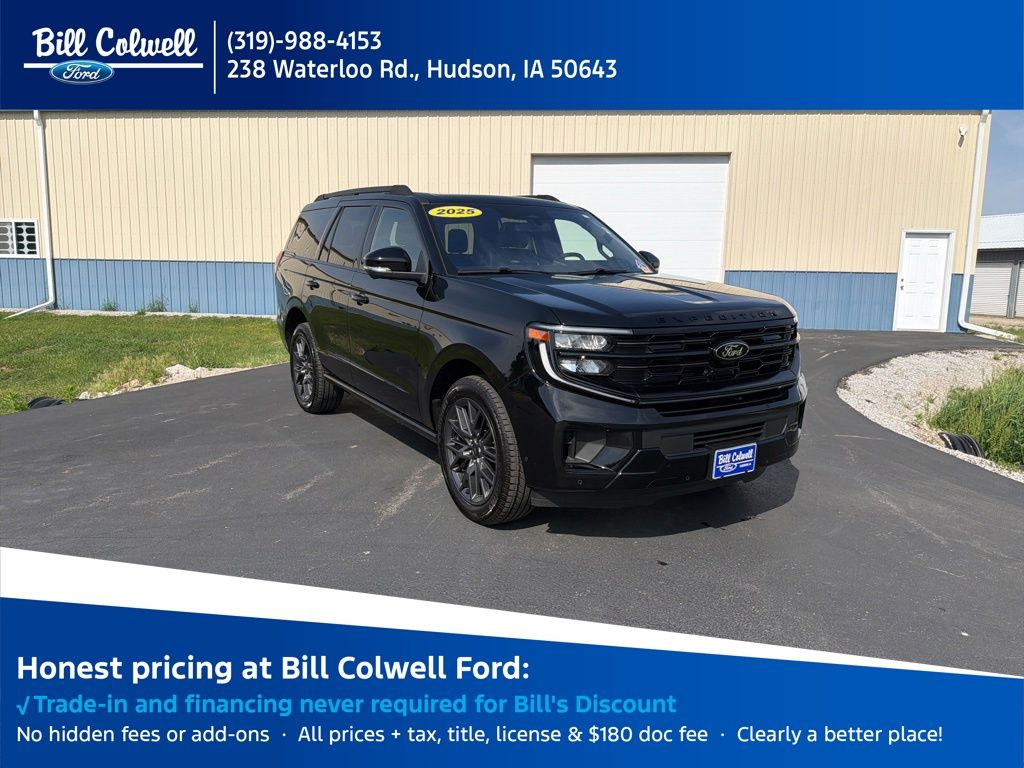 Agate Black Metallic 2025 Ford Expedition SUV / Crossover Four-Wheel Drive Automatic