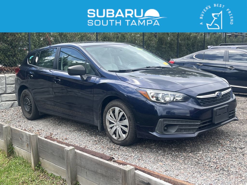 Dark Blue Pearl 2020 Subaru Impreza 2.0i Hatchback AWD Hatchback All-Wheel Drive Continuously Variable Transmission