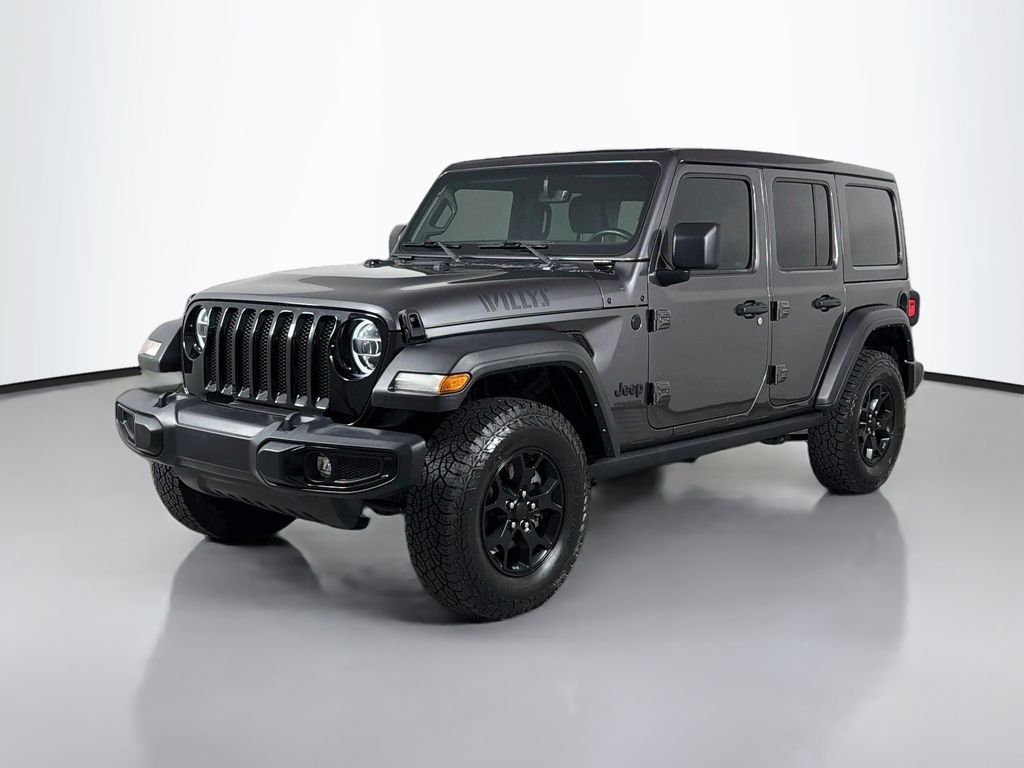 Gray (Granite Crystal Metallic Clearcoat) 2021 Jeep Wrangler SUV / Crossover Four-Wheel Drive 8-Speed Automatic