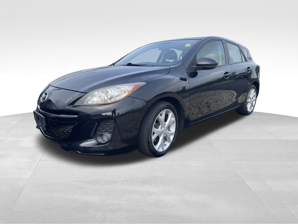Black Mica 2012 Mazda MAZDA3 Hatchback Front-Wheel Drive 5-Speed Automatic