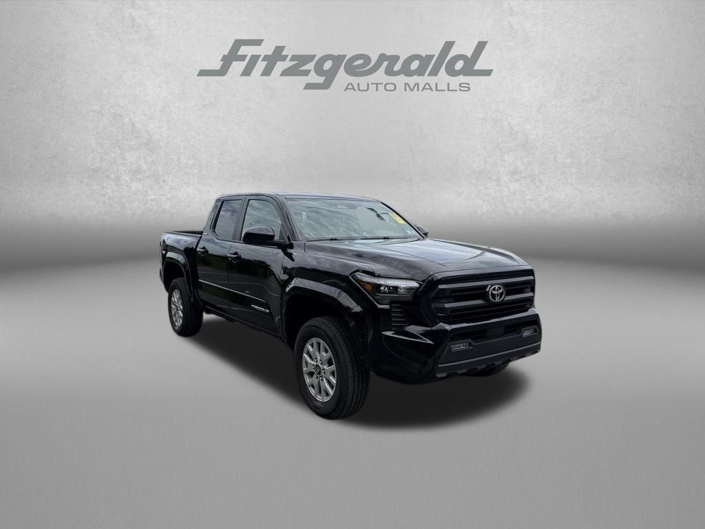 Black 2024 Toyota Tacoma Pickup Truck Four-Wheel Drive 8-Speed Automatic