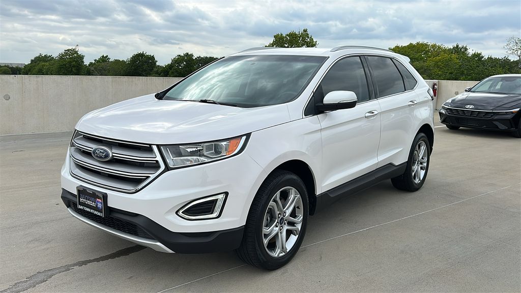 2016 Ford Edge Titanium White at Parkway Family Mazda