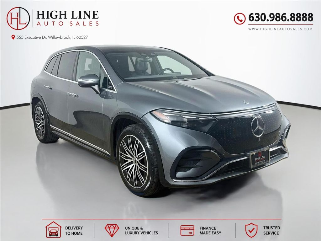 Selenite Gray Metallic 2023 Mercedes-Benz EQS Sedan All-Wheel Drive 1-Speed Automatic