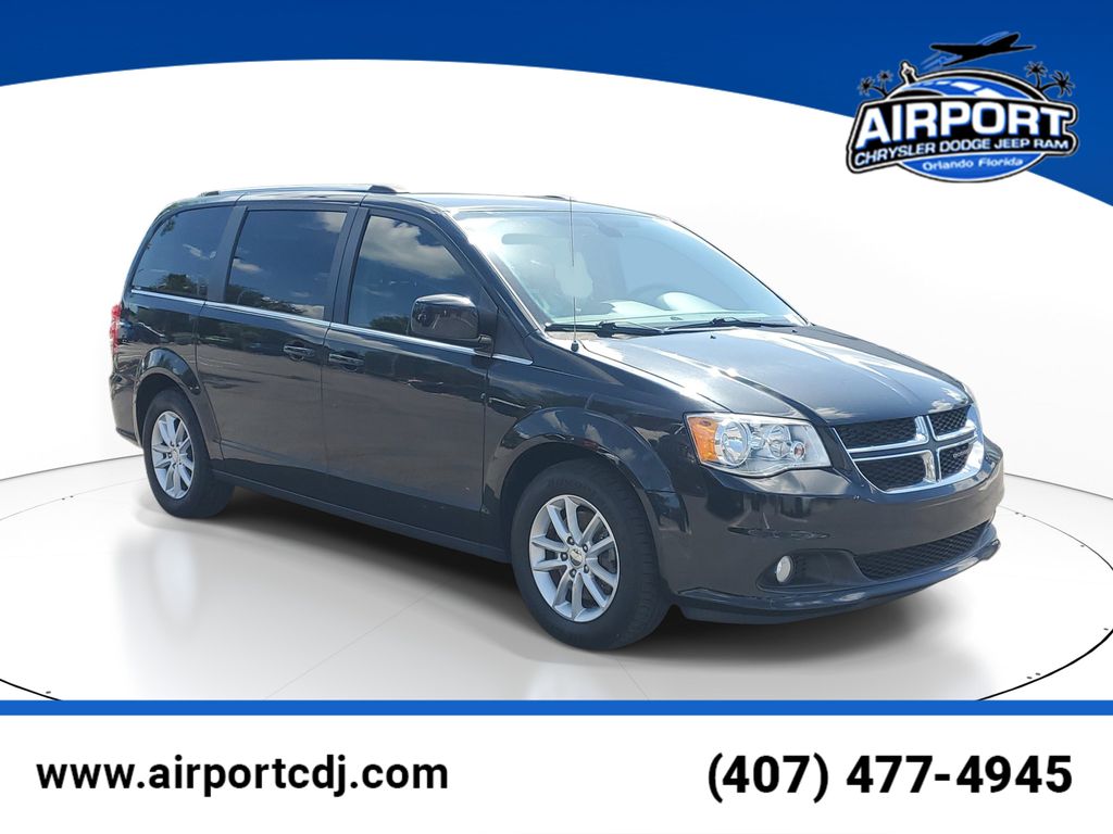Brilliant Black Crystal Pearlcoat 2019 Dodge Grand Caravan SXT FWD Minivan Front-Wheel Drive 6-Speed Automatic