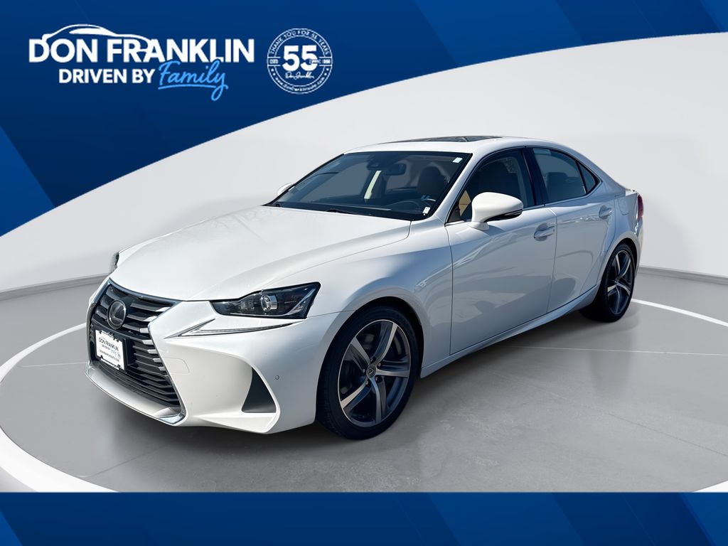 White Pearl 2019 Lexus IS 300 RWD Sedan Rear-Wheel Drive 8-Speed Dual Clutch