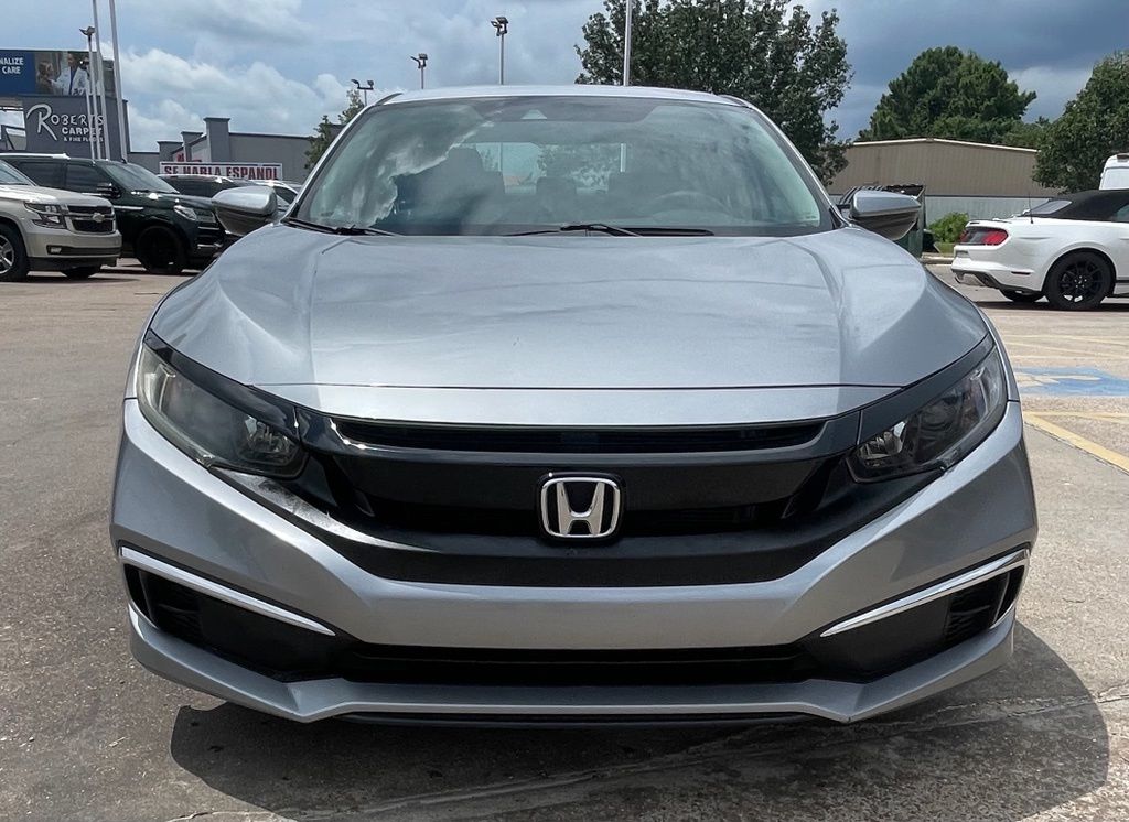 2019 Honda Civic LX Silver at DeMontrond Automotive Group