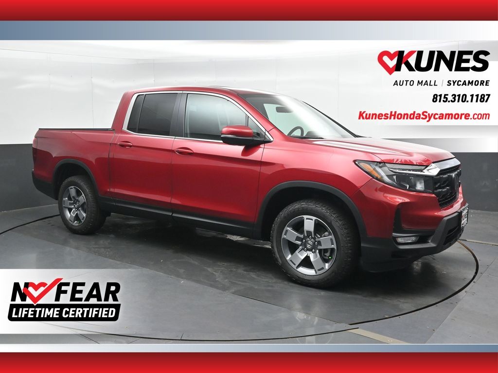 Radiant Red Metallic II 2026 Honda Ridgeline Pickup Truck All-Wheel Drive 9-Speed Automatic