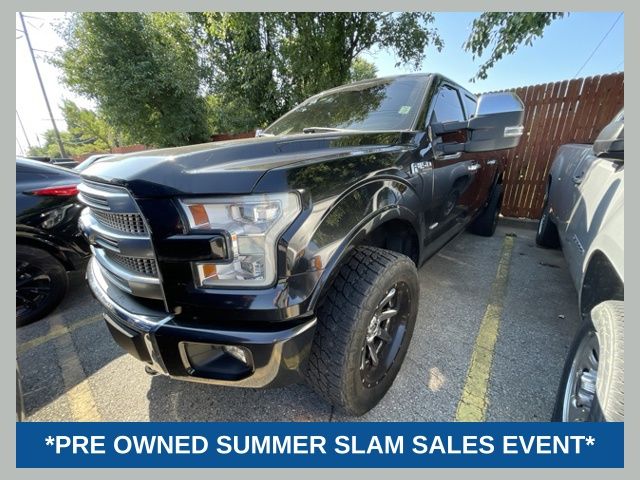 Tuxedo Black Metallic 2015 Ford F-150 Pickup Truck Four-Wheel Drive 6-Speed Automatic
