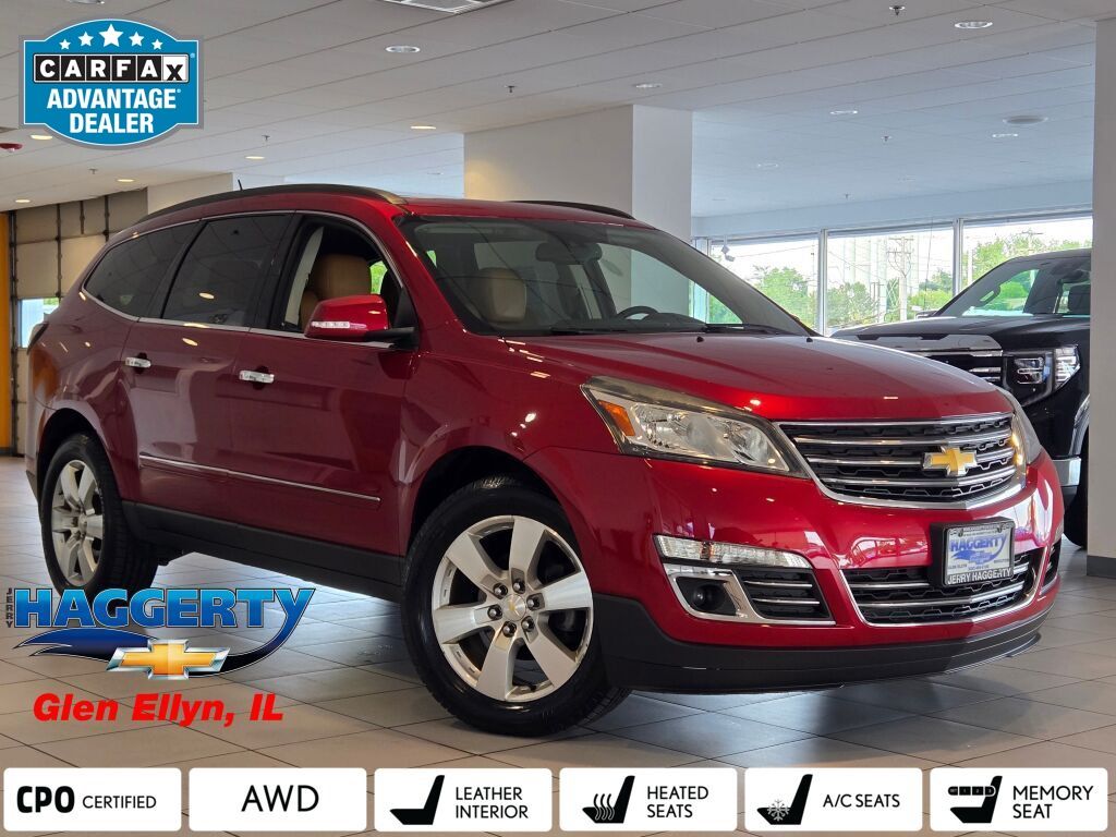 Crystal Red Tintcoat 2014 Chevrolet Traverse SUV / Crossover All-Wheel Drive 6-Speed Automatic