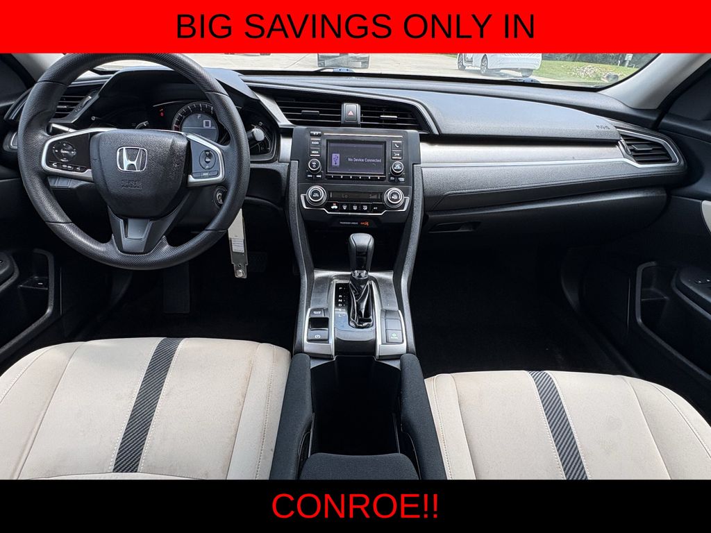 2016 Honda Civic LX White at North Houston Mitsubishi