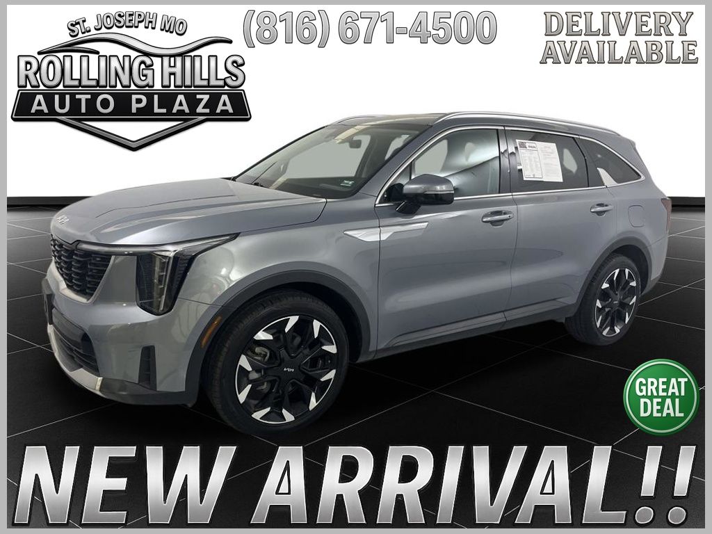 Everlasting Silver 2025 Kia Sorento EX FWD SUV / Crossover Front-Wheel Drive 8-Speed Dual Clutch