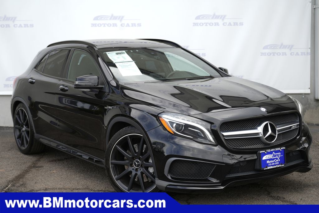 Black 2016 Mercedes-Benz GLA 45 AMG 4MATIC SUV / Crossover All-Wheel Drive 7-Speed Automatic