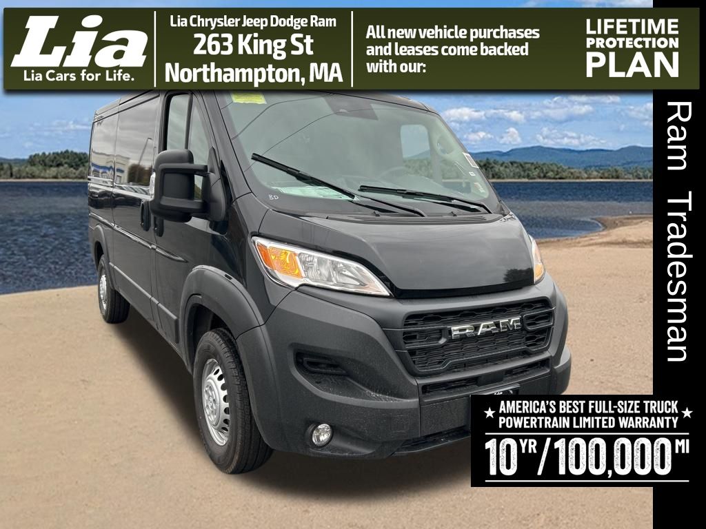 Black Clearcoat 2026 RAM ProMaster Van Front-Wheel Drive 9-Speed Automatic