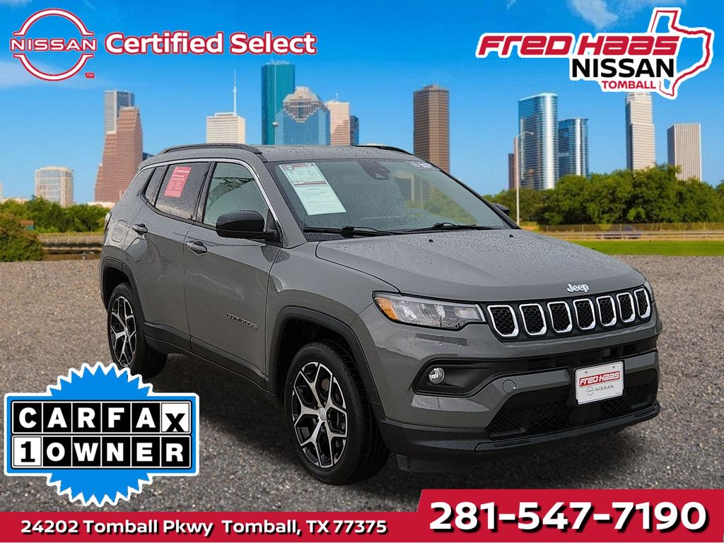 Sting-Gray Clearcoat 2024 Jeep Compass SUV / Crossover Four-Wheel Drive 8-Speed Automatic