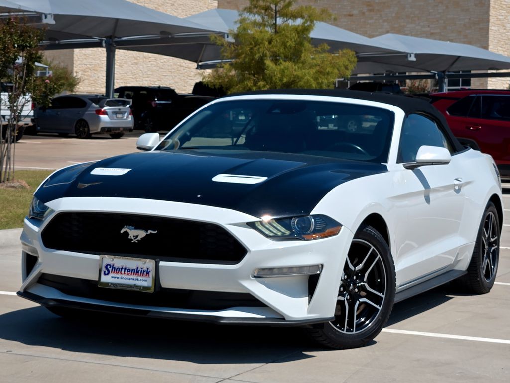 Used 2022 Ford Mustang EcoBoost Premium with VIN 1FATP8UH0N5124695 for sale in Hudson Oaks, TX