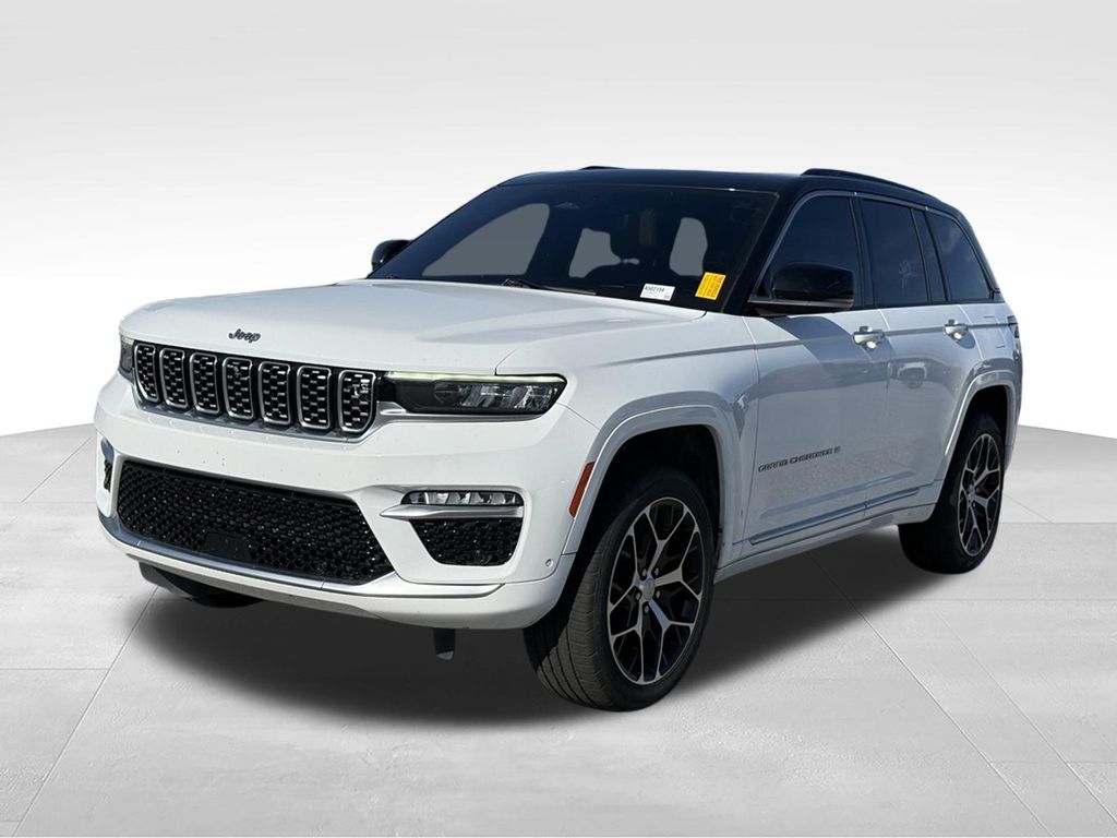 Bright White Clearcoat 2022 Jeep Grand Cherokee SUV / Crossover Four-Wheel Drive 8-Speed Automatic