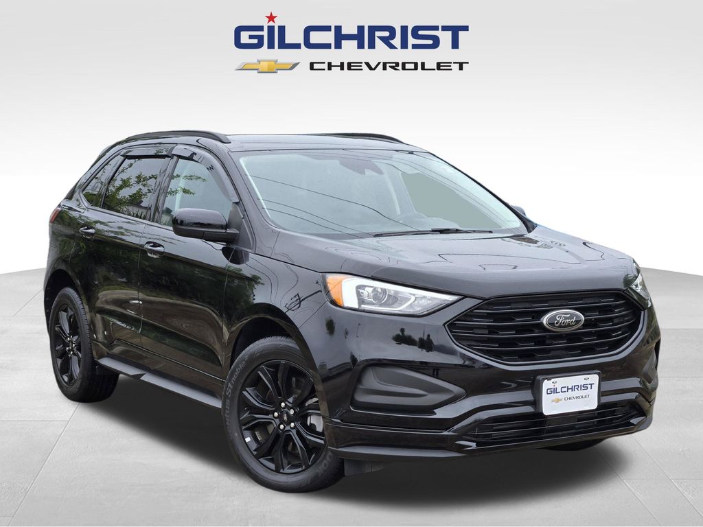Black Metallic 2024 Ford Edge SUV / Crossover All-Wheel Drive 8-Speed Automatic