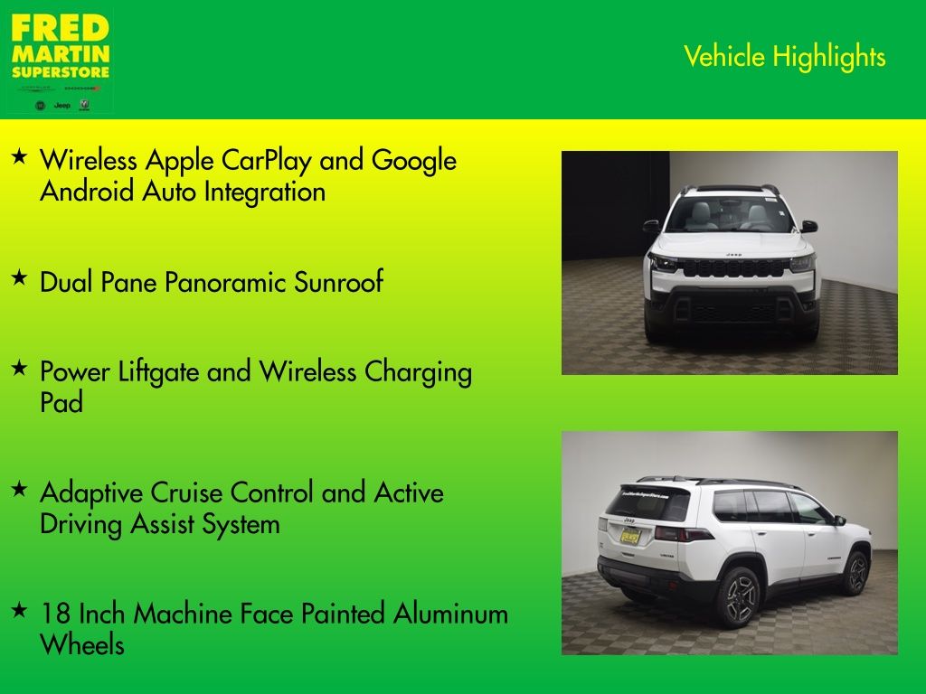 new 2026 Jeep Cherokee car, priced at $38,795