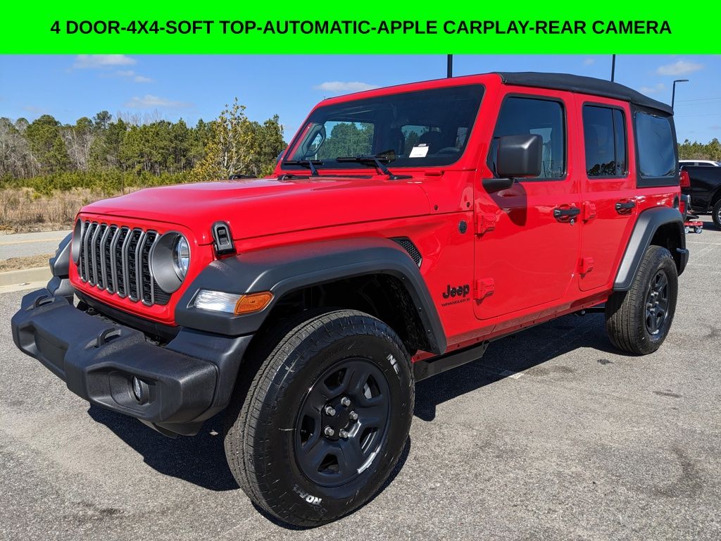 Firecracker Red Clearcoat 2026 Jeep Wrangler SUV / Crossover Four-Wheel Drive 8-Speed Automatic