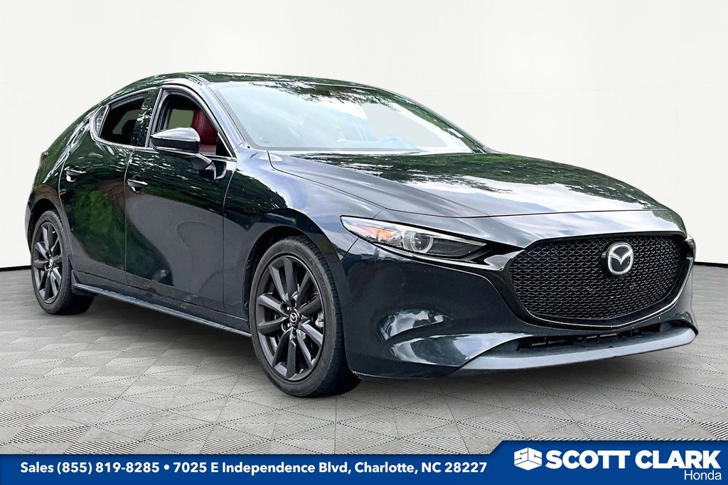 Jet Black Mica 2021 Mazda MAZDA3 Premium Hatchback FWD Hatchback Front-Wheel Drive 6-Speed Automatic
