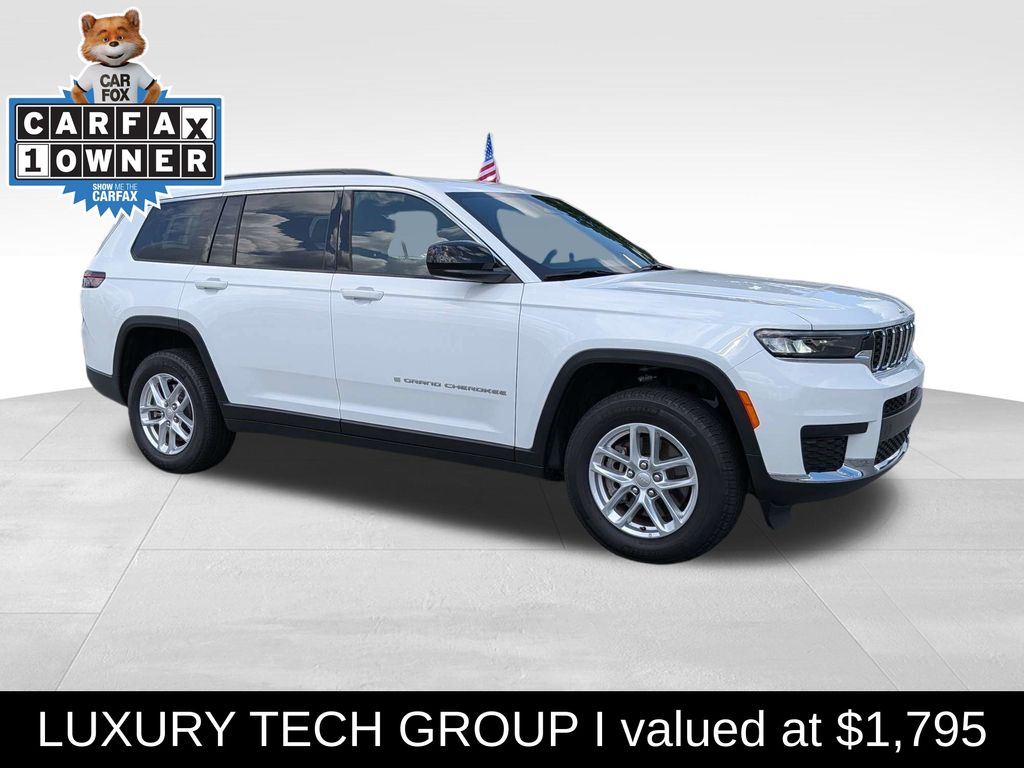 Bright White Clearcoat 2025 Jeep Grand Cherokee L Laredo RWD SUV / Crossover 4X2 8-Speed Automatic