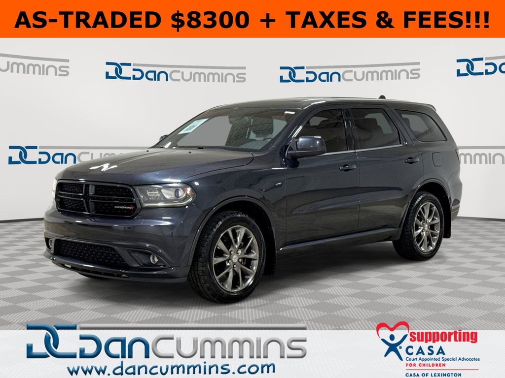 Gray (Maximum Steel Metallic Clearcoat) 2014 Dodge Durango SXT AWD SUV / Crossover All-Wheel Drive 8-Speed Automatic