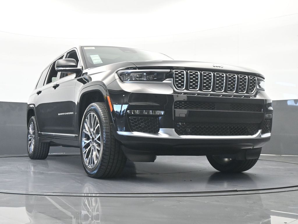 New 2025 Diamond Black Crystal Pearlcoat Jeep Summit image 63