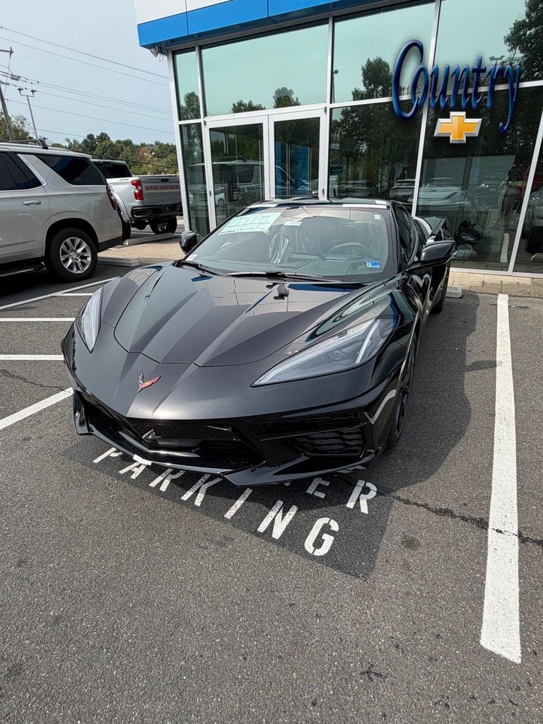 Black 2027 Chevrolet Corvette Coupe Rear-Wheel Drive 8-Speed Dual Clutch
