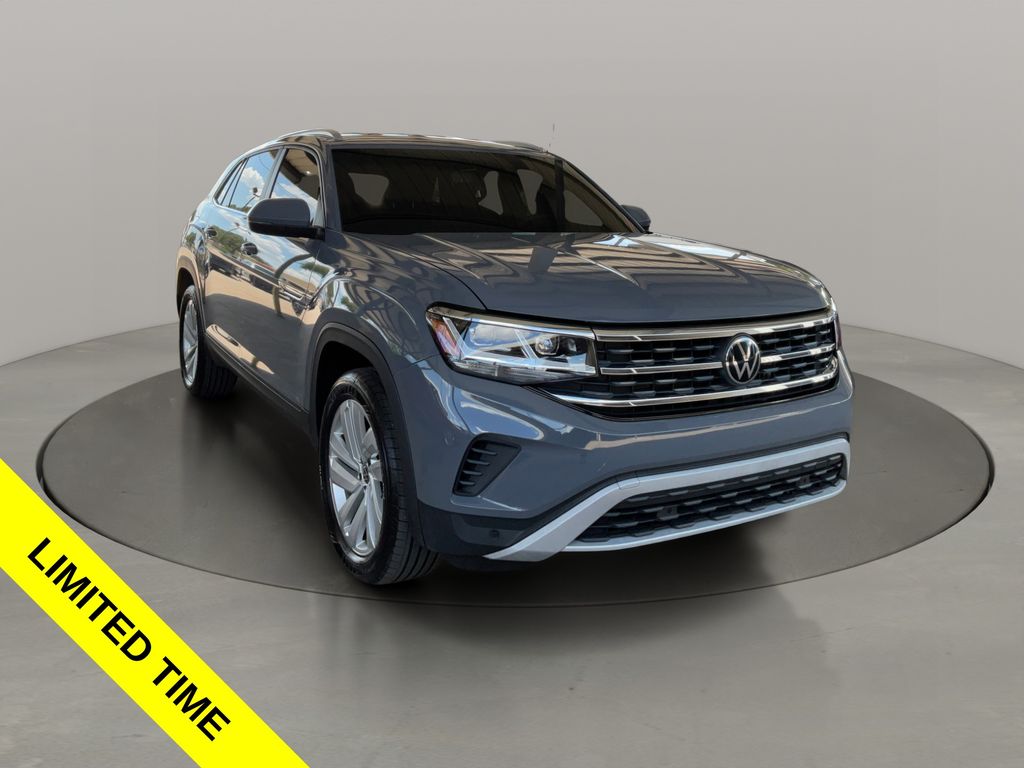 Gray 2023 Volkswagen Atlas Cross Sport SUV / Crossover Front-Wheel Drive 8-Speed Automatic