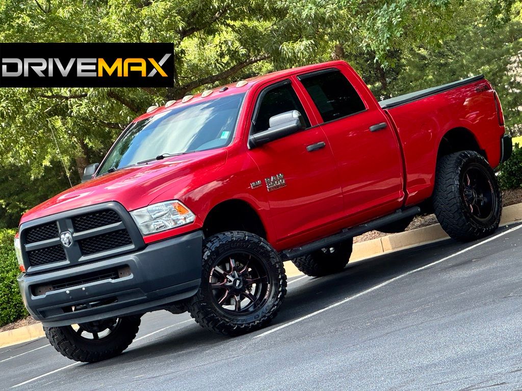 Flame Red Clearcoat 2016 RAM 2500 Pickup Truck Four-Wheel Drive 6-Speed Automatic