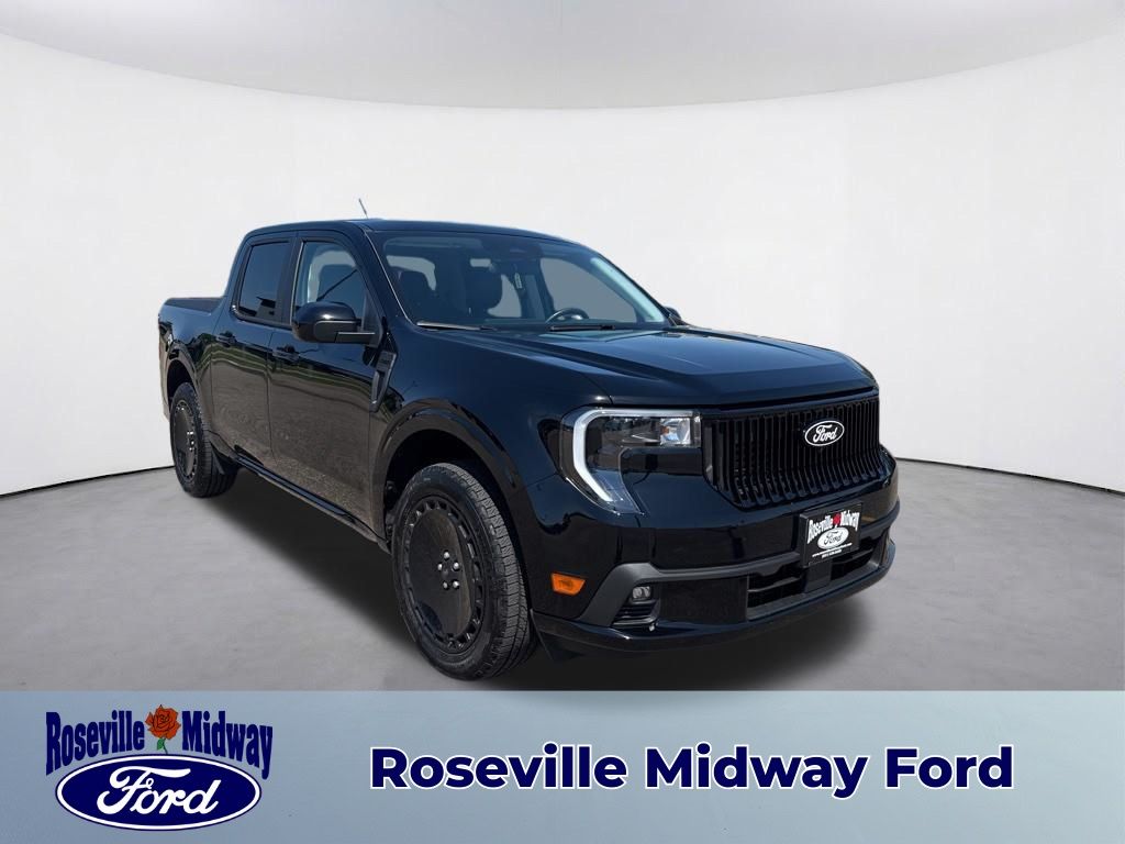 Shadow Black 2025 Ford Maverick Lobo SuperCrew AWD Pickup Truck All-Wheel Drive 7-Speed Automatic