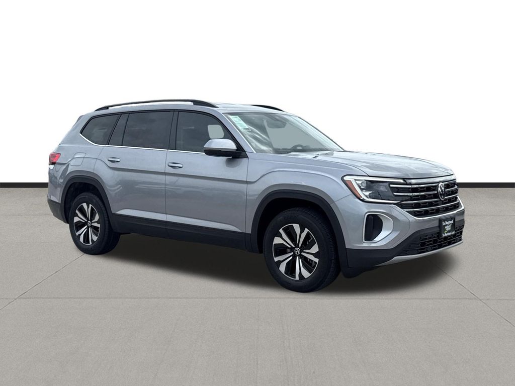 2026 Volkswagen Atlas 2.0T SE Silver at Bayshore Chrysler Jeep Dodge Ram