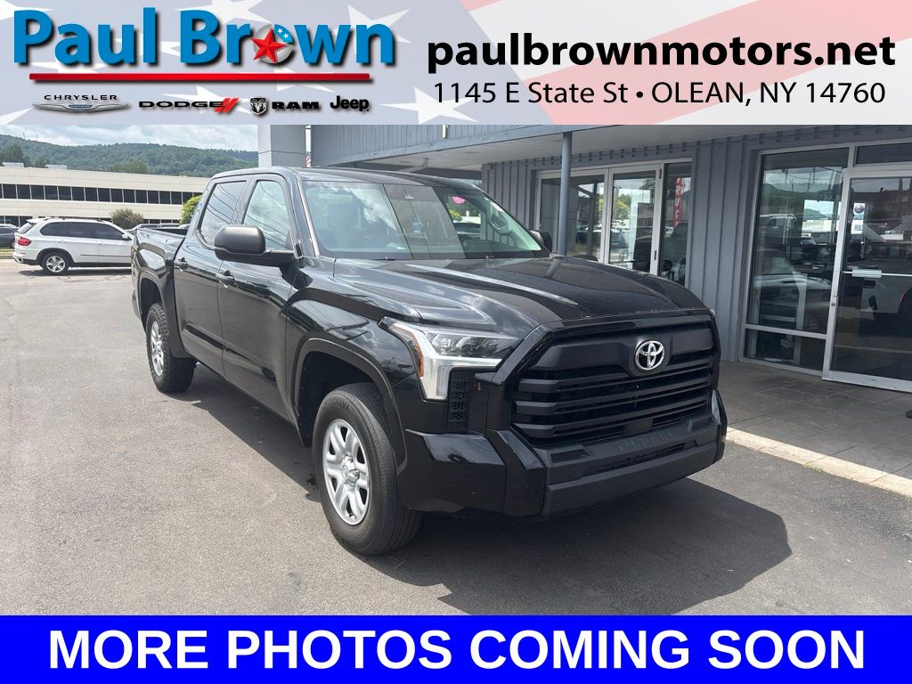 Midnight Black Metallic 2023 Toyota Tundra Pickup Truck Four-Wheel Drive Automatic
