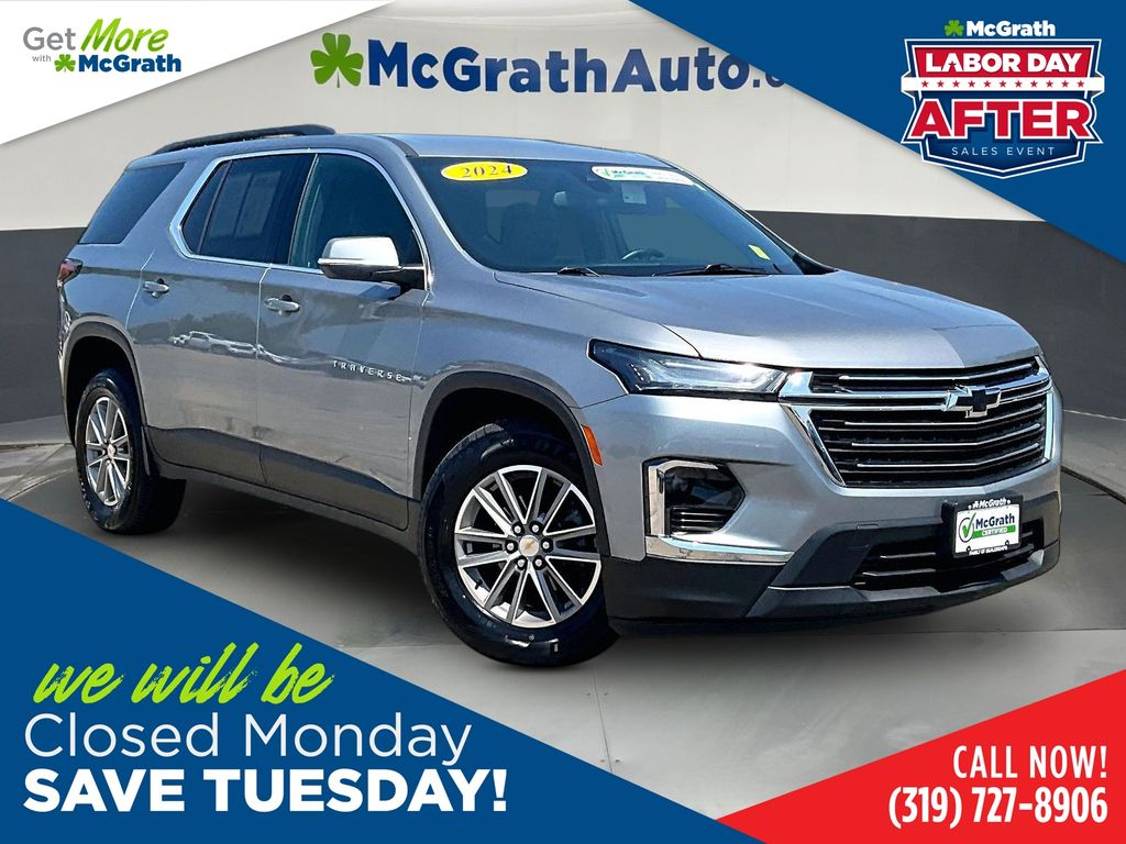 Sterling Gray Metallic 2024 Chevrolet Traverse SUV / Crossover Four-Wheel Drive 9-Speed Automatic