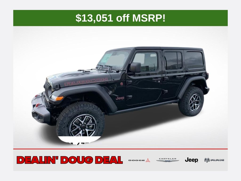 Black Clearcoat 2025 Jeep Wrangler SUV / Crossover Four-Wheel Drive 8-Speed Automatic