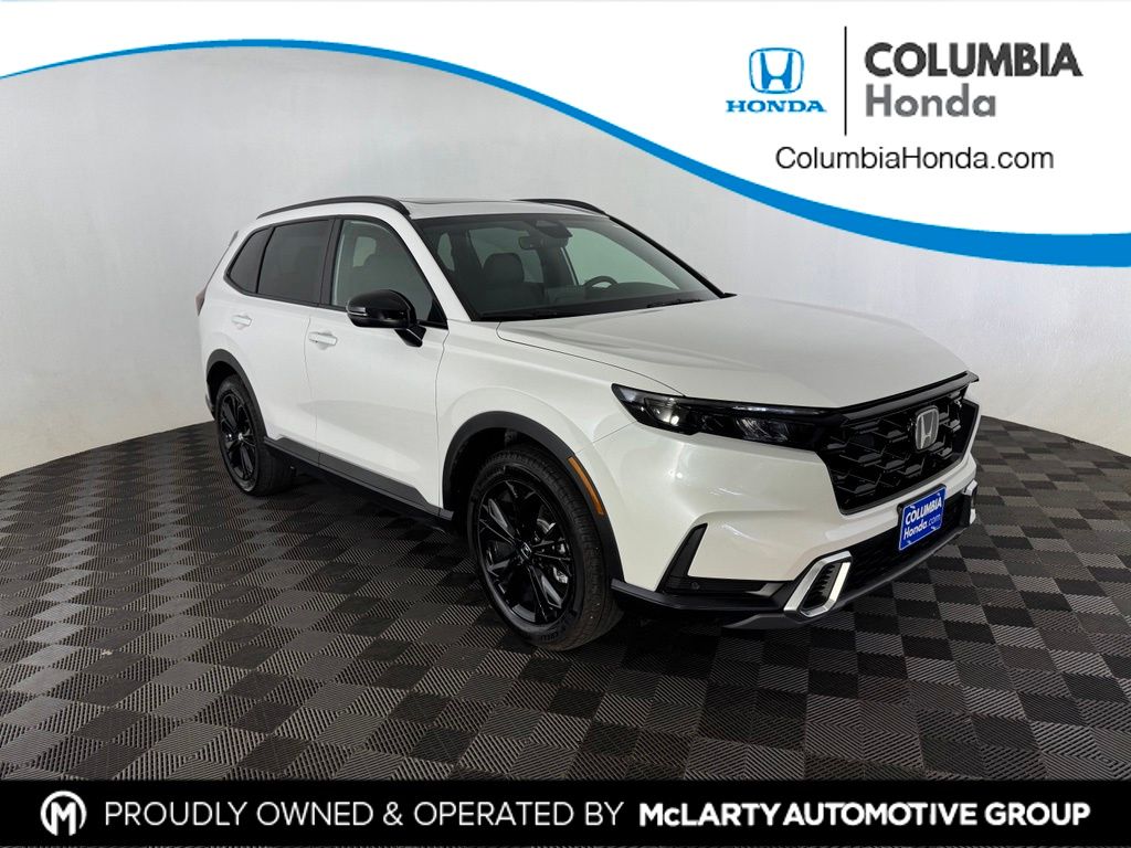 Platinum White Pearl 2026 Honda CR-V Hybrid SUV / Crossover All-Wheel Drive Continuously Variable Transmission