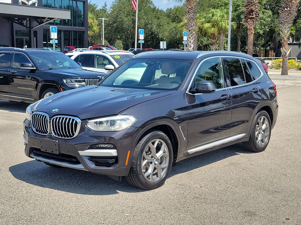 Gray (Dark Graphite) 2021 BMW X3 SUV / Crossover All-Wheel Drive 8-Speed Automatic