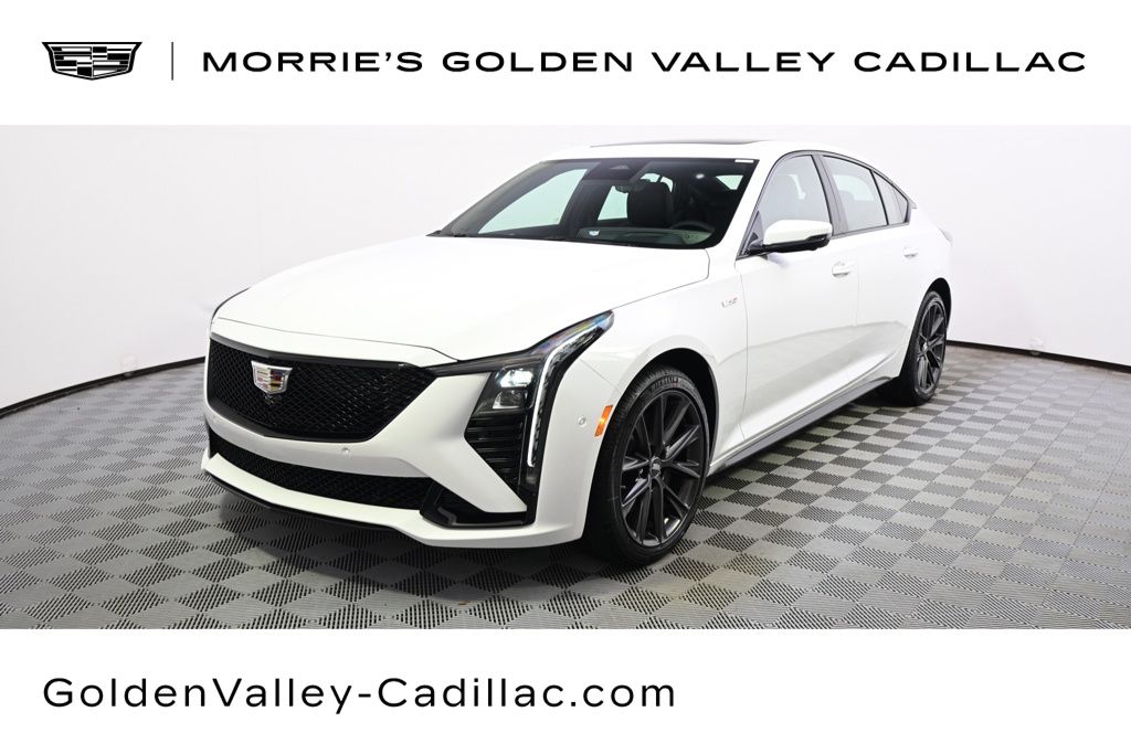 Summit White 2026 Cadillac CT5 V-Series AWD Sedan All-Wheel Drive Automatic