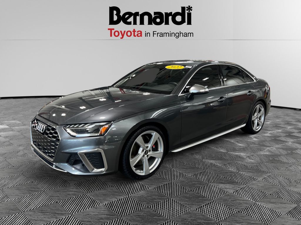 Gray 2022 Audi S4 Sedan All-Wheel Drive 8-Speed Automatic