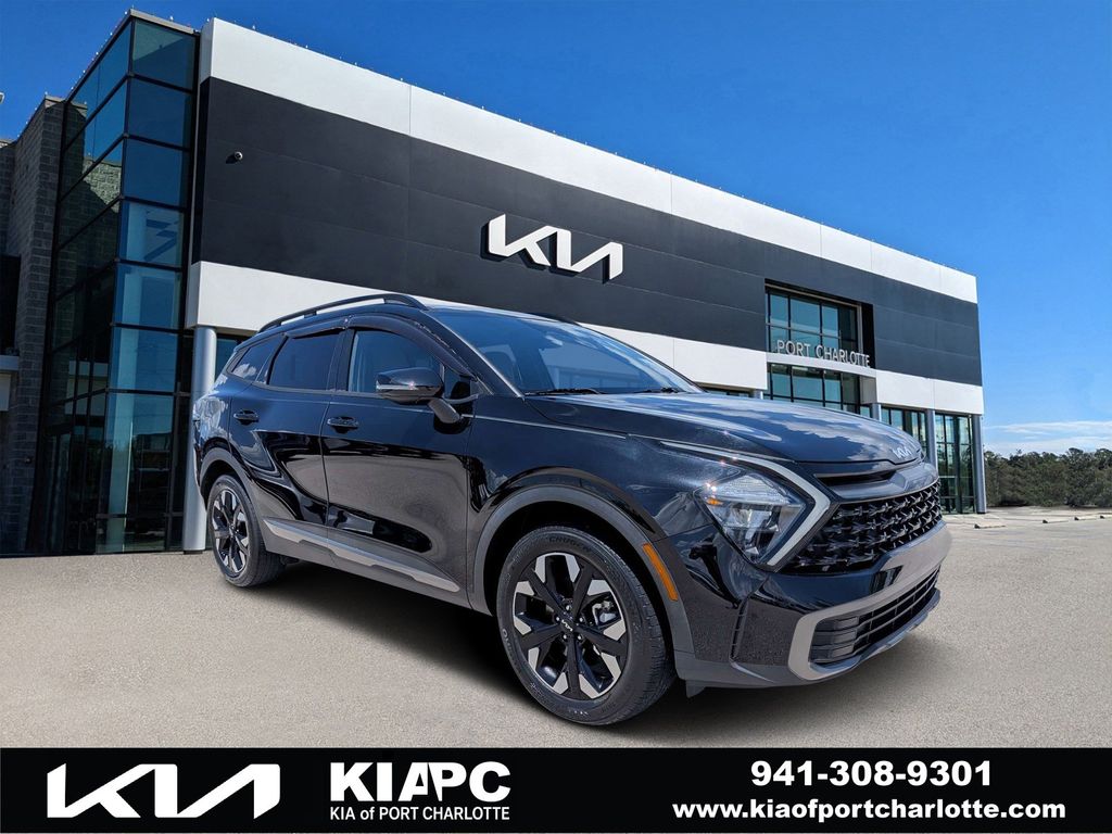 Ebony Black 2023 Kia Sportage SUV / Crossover All-Wheel Drive 8-Speed Automatic