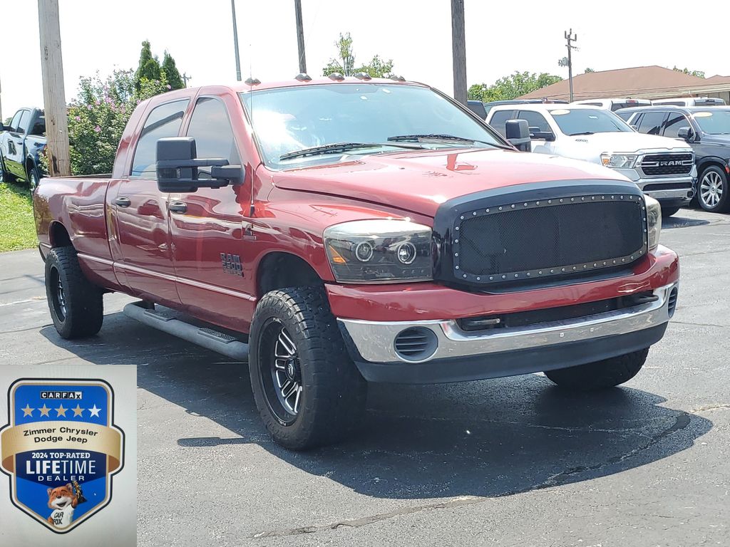 Flame Red 2006 Dodge RAM 2500 Pickup Truck Four-Wheel Drive 4-Speed Automatic